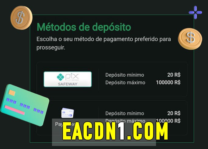 O cassino eacdn bet oferece uma grande variedade de métodos de pagamento